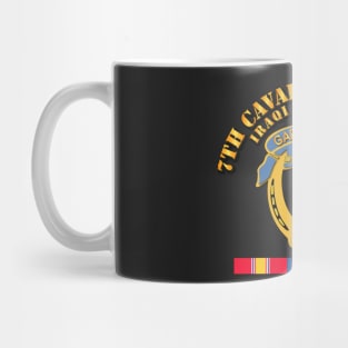 7th Cavalry Regt  - IF - II w Svc Ribbons Mug